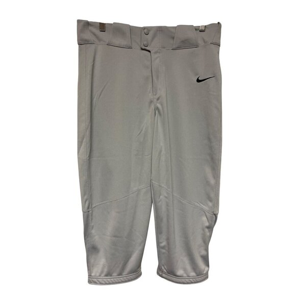 NEW! Nike Men's Stock Vaport Select2 High Baseball Pants Wolf Grey Size Medium - Picture 2 of 10